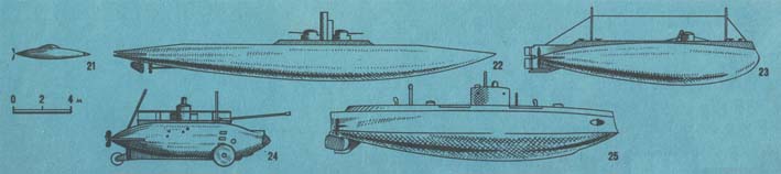 Первые подводные лодки США
